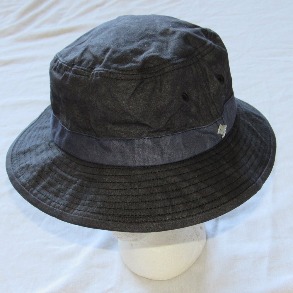 Peter Grimm Distressed Blue Wash Bucket Hat Cap One Size